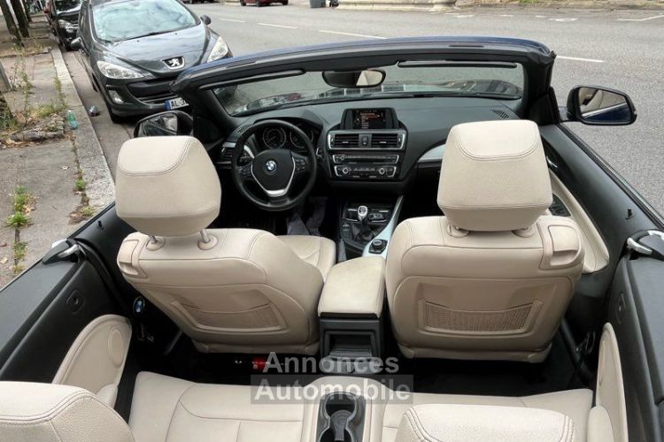 BMW Série 2 cabriolet 218D cuir GPS parfait état - <small></small> 15.490 € <small>TTC</small> - #4