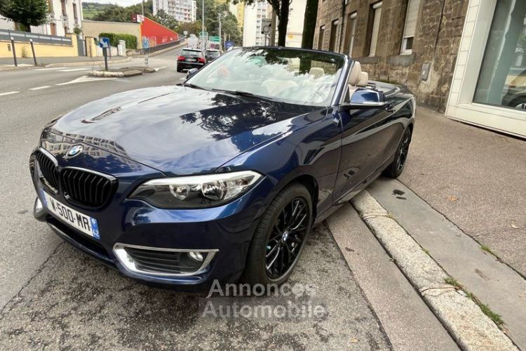 BMW Série 2 cabriolet 218D cuir GPS parfait état - <small></small> 15.490 € <small>TTC</small> - #9