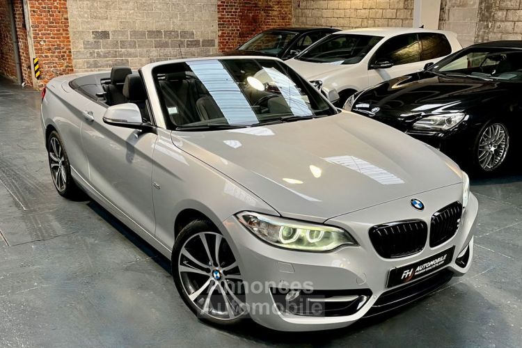 BMW Série 2 Cabriolet 220iA Sport Line 2.0L 185 ch GPS & Bluetooth Première main Historique complet État exceptionnel - <small></small> 19.980 € <small>TTC</small> - #3