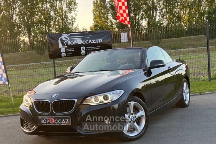 BMW Série 2 CABRIOLET (F23) 220IA 184CH LUXURY 100.000km GPS/ CUIR/ JANTES ALU - <small></small> 18.990 € <small>TTC</small> - #1