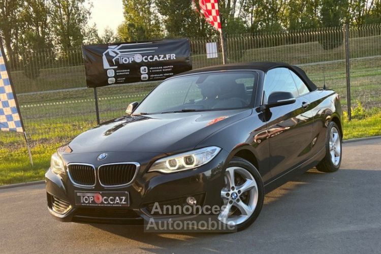 BMW Série 2 CABRIOLET (F23) 220IA 184CH LUXURY 100.000km GPS/ CUIR/ JANTES ALU - <small></small> 18.990 € <small>TTC</small> - #2