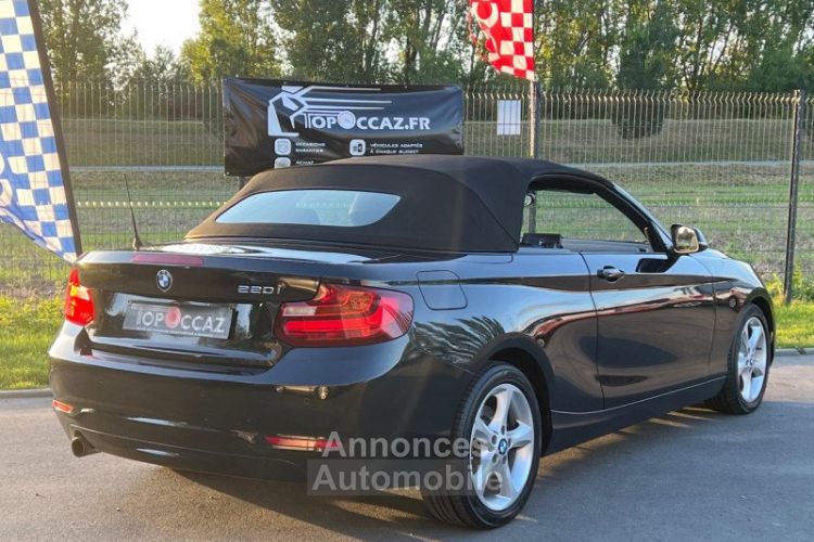 BMW Série 2 CABRIOLET (F23) 220IA 184CH LUXURY 100.000km GPS/ CUIR/ JANTES ALU - <small></small> 18.990 € <small>TTC</small> - #4