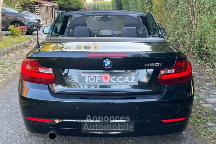 BMW Série 2 CABRIOLET (F23) 220IA 184CH LUXURY 100.000km GPS/ CUIR/ JANTES ALU - <small></small> 18.990 € <small>TTC</small> - #9