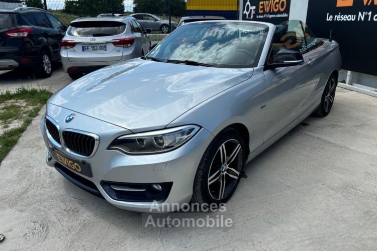 BMW Série 2 Serie CABRIOLET 218i 135 ch SPORT ORIGINE FRANCE - <small></small> 15.989 € <small>TTC</small> - #4