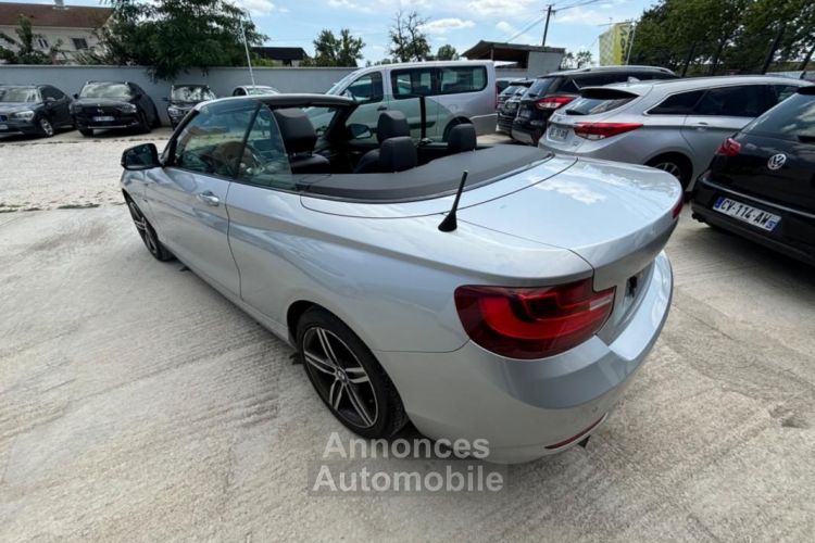 BMW Série 2 Serie CABRIOLET 218i 135 ch SPORT ORIGINE FRANCE - <small></small> 15.989 € <small>TTC</small> - #6