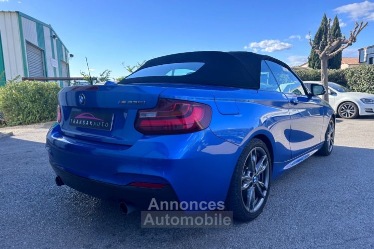 BMW Série 2 SERIE CABRIOLET F23 M235i 326 ch A - HK - CAM - FULL - IMMAT FR - <small></small> 31.990 € <small>TTC</small> - #6