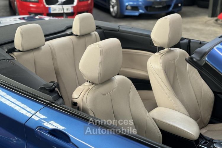 BMW Série 2 SERIE M235i XDRIVE CABRIOLET F23 PACK M PERFORMANCE 3.0 TURBO 326 N55 / BLEU ESTORIL - <small></small> 28.990 € <small>TTC</small> - #7