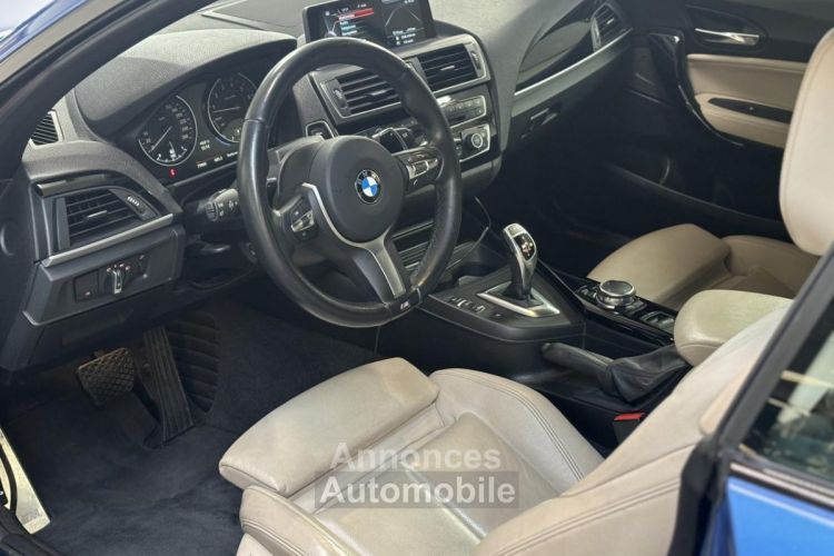 BMW Série 2 SERIE M235i XDRIVE CABRIOLET F23 PACK M PERFORMANCE 3.0 TURBO 326 N55 / BLEU ESTORIL - <small></small> 28.990 € <small>TTC</small> - #13