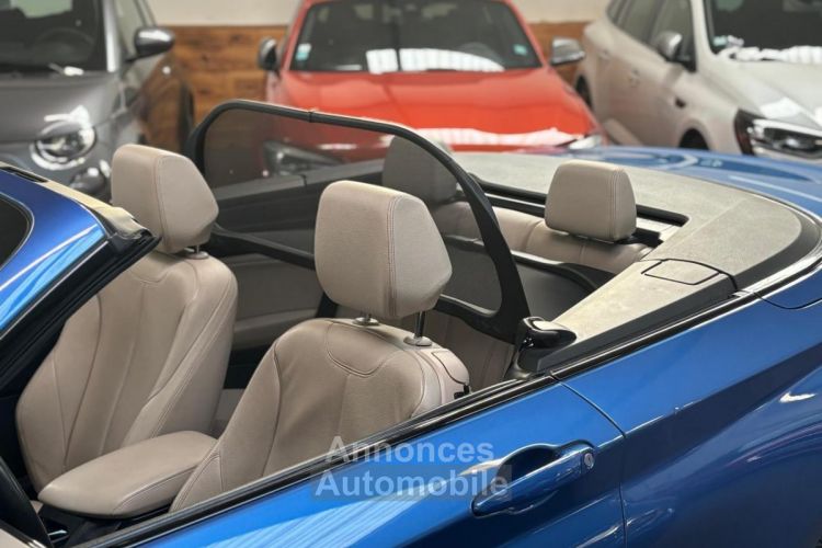 BMW Série 2 SERIE M235i XDRIVE CABRIOLET F23 PACK M PERFORMANCE 3.0 TURBO 326 N55 / BLEU ESTORIL - <small></small> 28.990 € <small>TTC</small> - #41