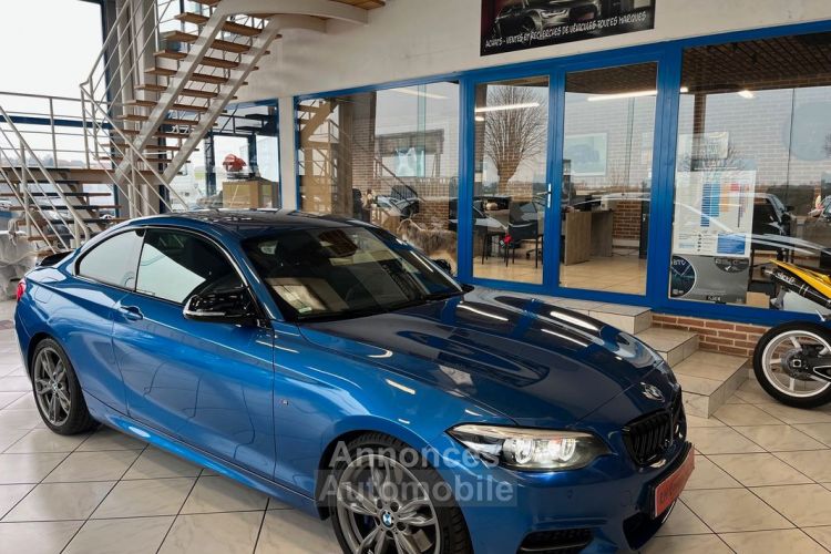 BMW Série 2 SERIE M240I XDRIVE 340CH F22 Coupé GPS-LED-VIRTUAL-ALCANTARA-BLACK SHADOW-BLEU ESTORIL - <small></small> 34.890 € <small>TTC</small> - #1