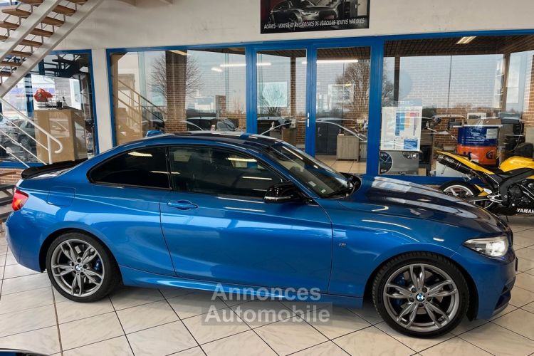 BMW Série 2 SERIE M240I XDRIVE 340CH F22 Coupé GPS-LED-VIRTUAL-ALCANTARA-BLACK SHADOW-BLEU ESTORIL - <small></small> 34.890 € <small>TTC</small> - #2