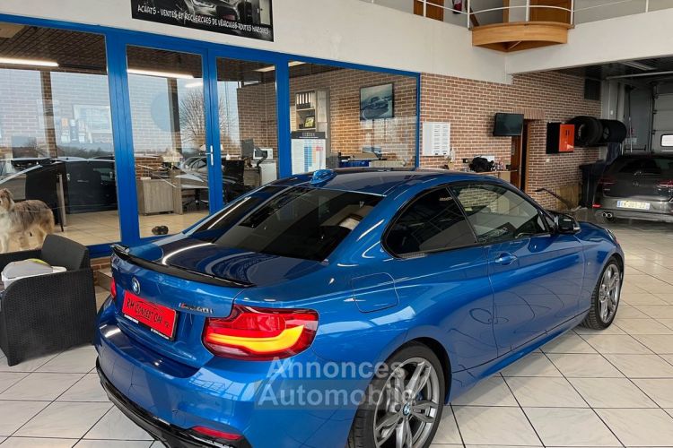 BMW Série 2 SERIE M240I XDRIVE 340CH F22 Coupé GPS-LED-VIRTUAL-ALCANTARA-BLACK SHADOW-BLEU ESTORIL - <small></small> 34.890 € <small>TTC</small> - #3