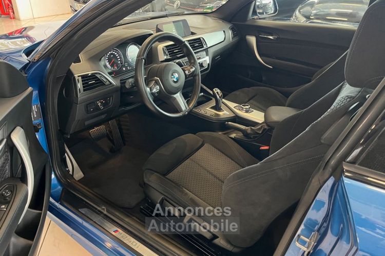 BMW Série 2 SERIE M240I XDRIVE 340CH F22 Coupé GPS-LED-VIRTUAL-ALCANTARA-BLACK SHADOW-BLEU ESTORIL - <small></small> 34.890 € <small>TTC</small> - #7