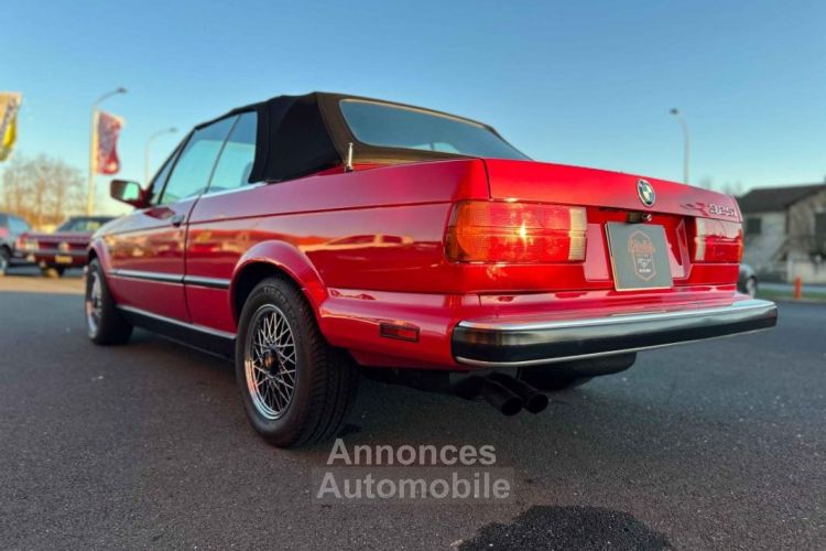 BMW Série 3 325 I E30 CABRIOLET ROUGE BOITE MECA 1987 - <small></small> 27.900 € <small>TTC</small> - #6