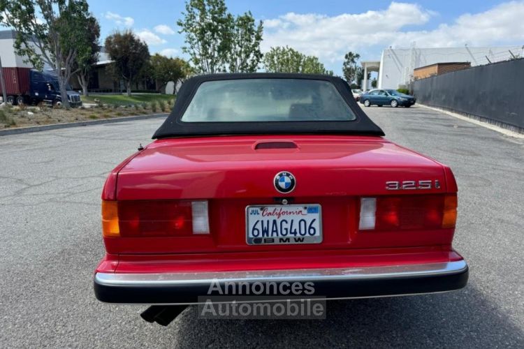 BMW Série 3 325 IA E30 CABRIOLET rouge BVA 1990 - <small></small> 24.990 € <small>TTC</small> - #6