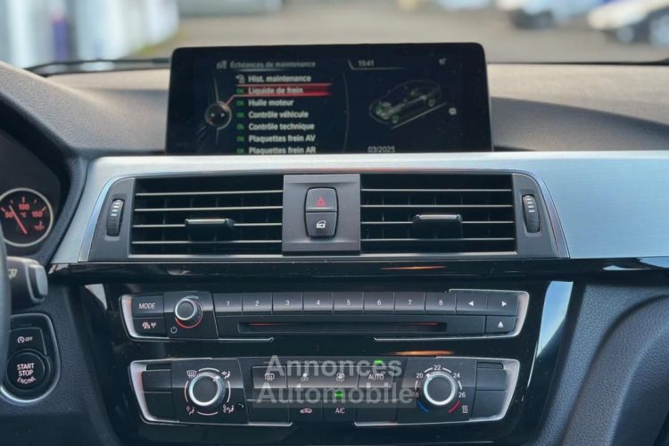 BMW Série 3 F30 LCI 320dA 2.0l 163ch BVA Efficient Dynamics Edition Lounge Cuir Carplay - <small></small> 18.990 € <small>TTC</small> - #14