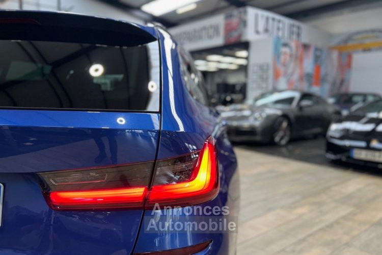 BMW Série 3 (G21) TOURING 330D XDRIVE 265 BVA8 M SPORT PORTIMAO BLAU + ATTELAGE - <small></small> 35.990 € <small>TTC</small> - #35