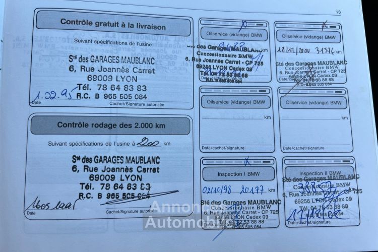 BMW Série 3 SERIE BMW 3 Coupé E36 2.0 320 I (150Ch) Etaf Neuf - <small></small> 18.000 € <small></small> - #17