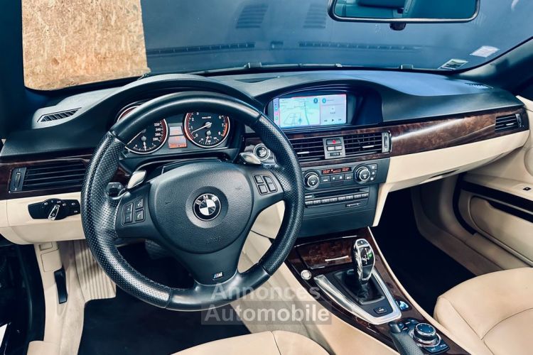 BMW Série 3 serie (e93) cabriolet 335i a 335 i luxe apple carplay entretien jour garantie 12 mois - - <small></small> 21.490 € <small>TTC</small> - #5