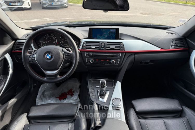 BMW Série 3 Touring (F31) 320dA 184ch Sport BVA8 2ème main Xénon + LED Adaptatif GPS Professional Cuir Chauffant Radar AV+AR BVA avec palettes Vitres et lunette AR surtei - <small></small> 14.490 € <small>TTC</small> - #2