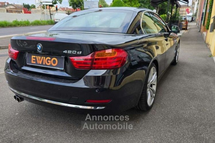 BMW Série 4 420 CABRIOLET 2.0 420 D 190 Ch LUXURY VOLANT M BVA GAR - <small></small> 27.989 € <small>TTC</small> - #6