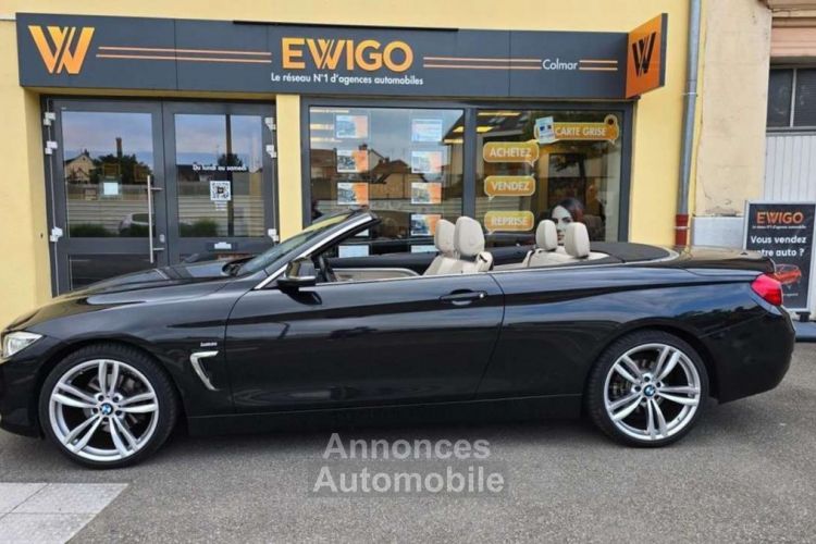 BMW Série 4 420 CABRIOLET 2.0 420 D 190 Ch LUXURY VOLANT M BVA GAR - <small></small> 27.989 € <small>TTC</small> - #9