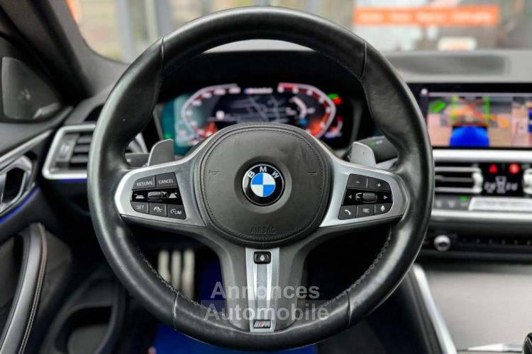 BMW Série 4 Coupé M440D (G22) 340CH xDrive 1er main Harman Kardon Camera 360 - <small></small> 59.980 € <small>TTC</small> - #14