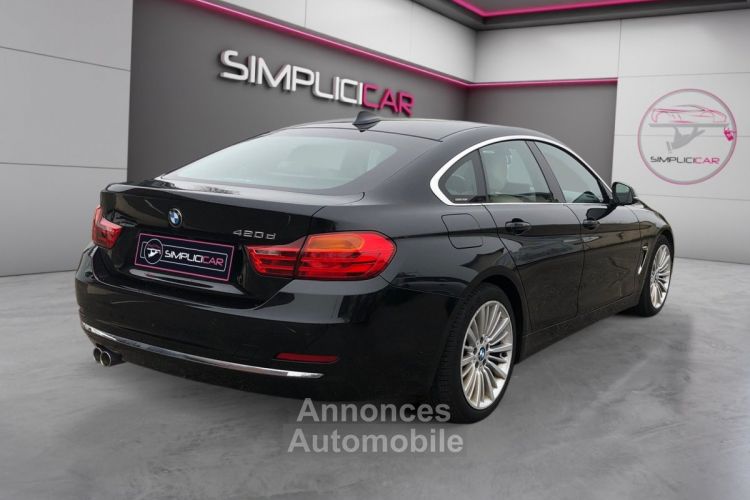 BMW Série 4 Gran Coupe GRAND 420 D 2L 2.0 DIESEL 190 CV LUXURY GARANTIE 12 MOIS Entretien EXCELLENT ETAT - <small></small> 21.989 € <small>TTC</small> - #4