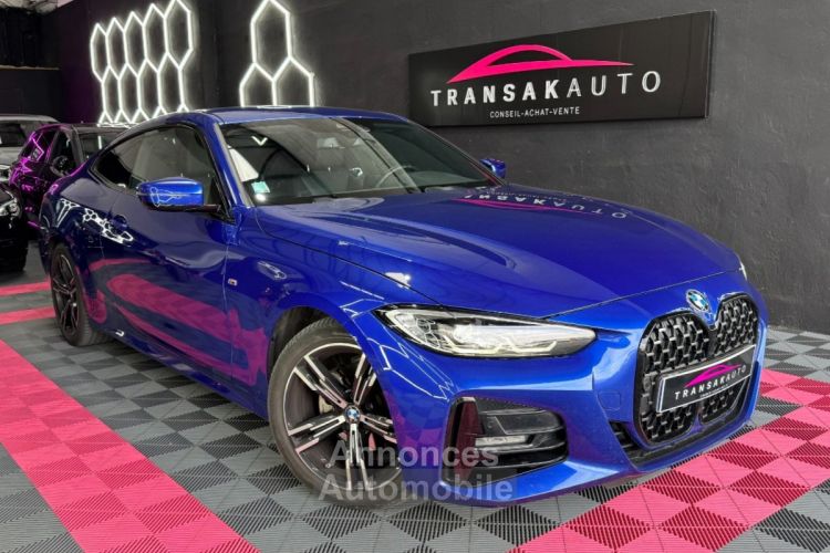 BMW Série 4 SERIE COUPE G22 420d xDrive M Sport 190 ch BVA8 1ère main TVA Récup ~ Camera de recul ~ Sièges chauffants ~ Apple Carplay - <small></small> 45.990 € <small>TTC</small> - #1