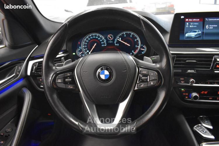 BMW Série 5 2.0 520D 190ch SPORT CAMERA 360 AFFICHAGE TÊTE HAUTE SUIVI CONSTRUCTEUR GARANTIE 6 ... - <small></small> 22.490 € <small>TTC</small> - #9