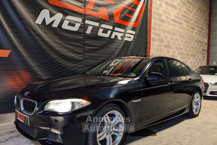 BMW Série 5 528i F10 Carbon Schwarz 258cv N52 Pack M Toit ouvrant régulateur Xénons Navigation IDrive - <small></small> 23.490 € <small>TTC</small> - #1