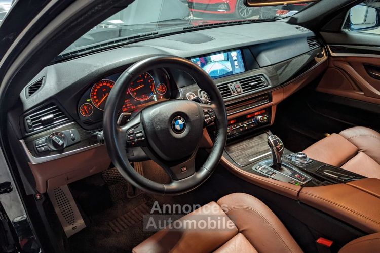 BMW Série 5 528i F10 Carbon Schwarz 258cv N52 Pack M Toit ouvrant régulateur Xénons Navigation IDrive - <small></small> 23.490 € <small>TTC</small> - #2