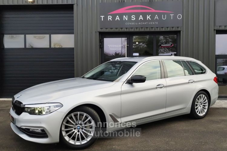 BMW Série 5 Touring  serie g31 525d 265 ch bva8 luxury affichage tete haute sieges electriques et chauffants camera de recul attelage origine - <small></small> 24.990 € <small>TTC</small> - #1