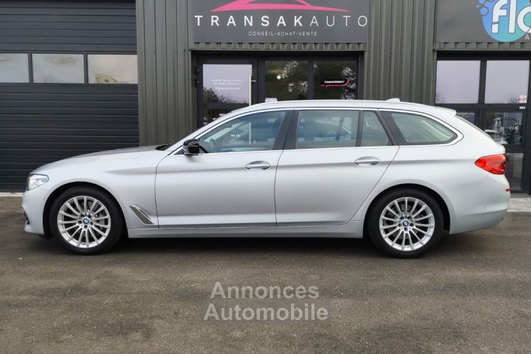 BMW Série 5 Touring  serie g31 525d 265 ch bva8 luxury affichage tete haute sieges electriques et chauffants camera de recul attelage origine - <small></small> 24.990 € <small>TTC</small> - #2