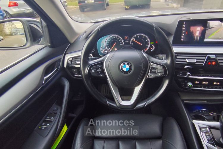 BMW Série 5 Touring  serie g31 525d 265 ch bva8 luxury affichage tete haute sieges electriques et chauffants camera de recul attelage origine - <small></small> 24.990 € <small>TTC</small> - #10