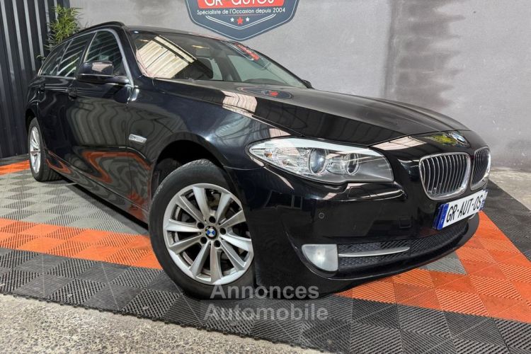 BMW Série 5 Touring 520da Luxury 185cv Cuir crochet attelage GPS Carnet et factures 168.000kms Garantie 6 mois - <small></small> 13.990 € <small>TTC</small> - #1