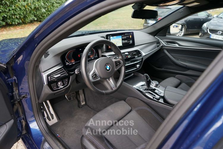 BMW Série 5 Touring (G31 Phase 2) 520d XDrive M Sport - 595 €/mois - 4 roues motrices - Attelage électrique - Historique 100% BMW - Garantie possible jusqu'à 48 mois - <small></small> 39.990 € <small>TTC</small> - #14