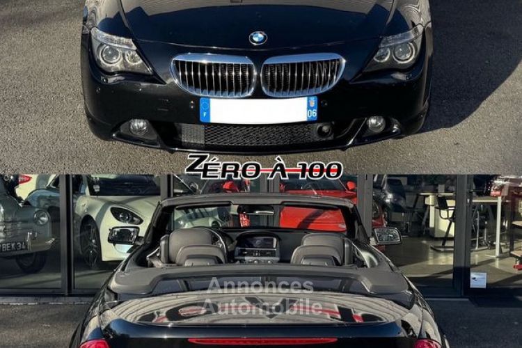 BMW Série 6 650i 4.8 i V8 E64 Cabriolet 367cv Boîte auto - <small></small> 19.990 € <small>TTC</small> - #2