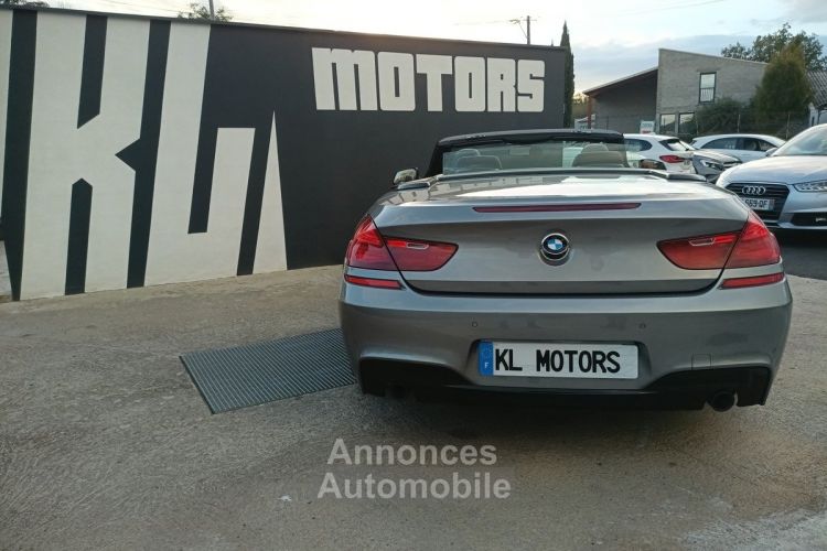 BMW Série 6 Cabriolet 640DA 313CH PACK M SPORT ( F12 ) FRANCAIS - <small></small> 32.500 € <small>TTC</small> - #5