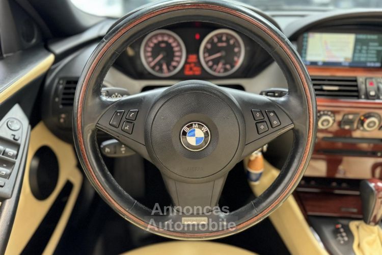 BMW Série 6 SERIE 630CI CABRIOLET 3.0 258 CH E64 BVA6 INDIVIDUAL - GARANTIE MOIS - <small></small> 24.990 € <small>TTC</small> - #15