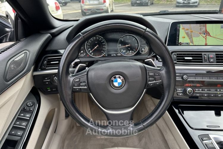 BMW Série 6 SERIE CABRIOLET (F12) 640DA 313CH EXCELLIS - <small></small> 31.990 € <small>TTC</small> - #17