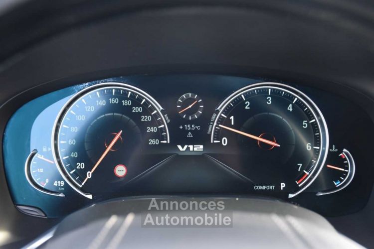 BMW Série 7 760 Saloon V12 Bower Wilkins Laser RearEntertainment HUD 1own - <small></small> 58.900 € <small>TTC</small> - #24