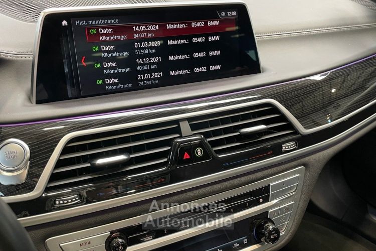 BMW Série 7 (G11) BERLINE 740E HYBRID 258 - MSPORT - CARBON CORE - HAMARN KARDON/SIEGE ELEC/TO - <small></small> 39.990 € <small>TTC</small> - #20