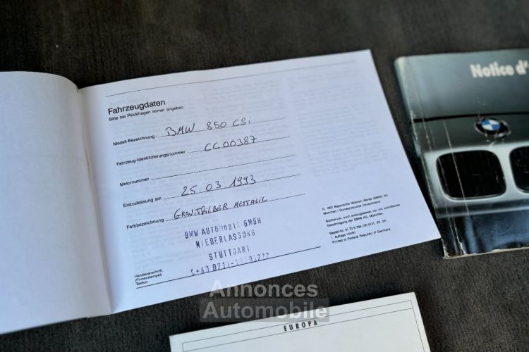 BMW Série 8 850 CSI - <small></small> 79.900 € <small></small> - #23