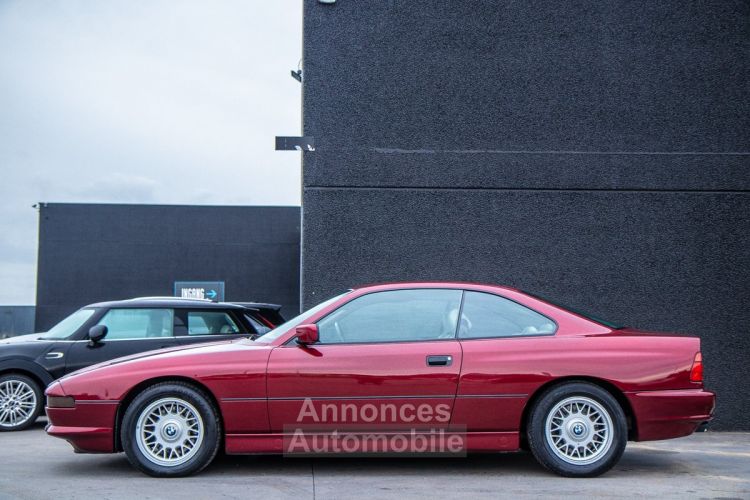 BMW Série 8 850i 5.0 V12 Coupé E31 - OLDTIMER - HISTORIEK - AIRCO - ZETELVERWARMING - CAMERA - <small></small> 20.999 € <small>TTC</small> - #6