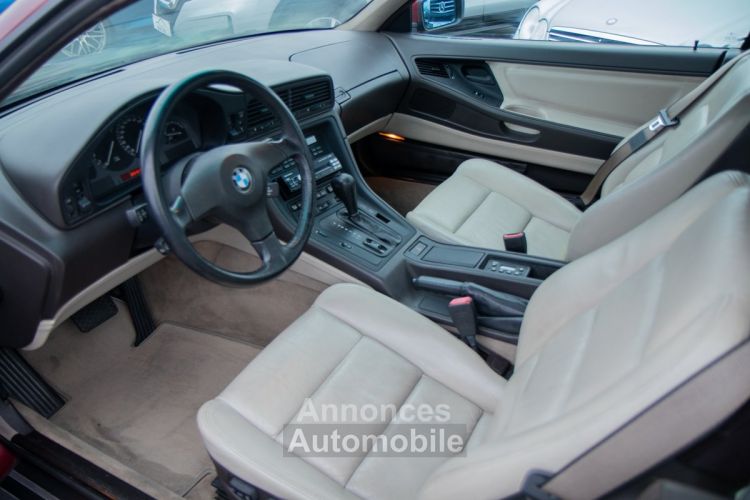 BMW Série 8 850i 5.0 V12 Coupé E31 - OLDTIMER - HISTORIEK - AIRCO - ZETELVERWARMING - CAMERA - <small></small> 20.999 € <small>TTC</small> - #13