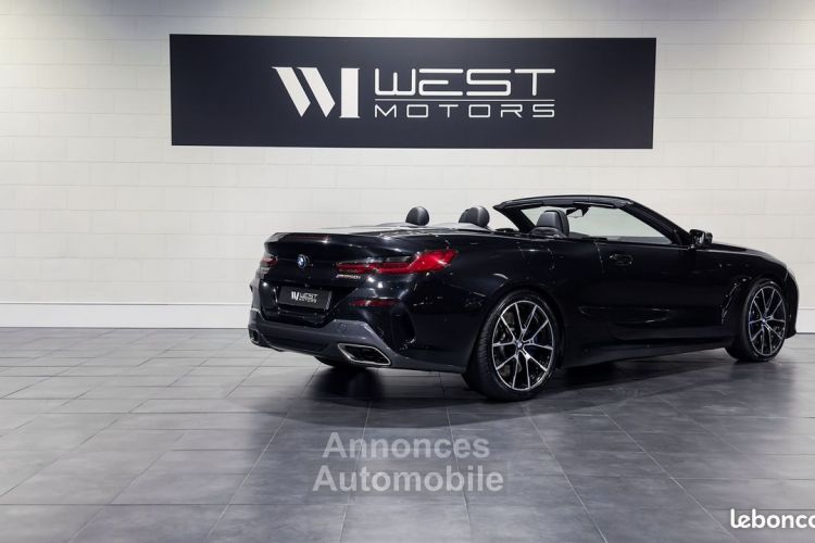 BMW Série 8 M850i Cabriolet V8 4.4 530 – Française Châssis Adaptatif Cristal Harman Kardon 866EMOIS - <small></small> 84.900 € <small>TTC</small> - #4