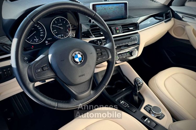 BMW X1 1.5d 1ERPRO TOIT OUVR CAMERA CUIR LED GPS PRO TVA - <small></small> 18.490 € <small>TTC</small> - #12