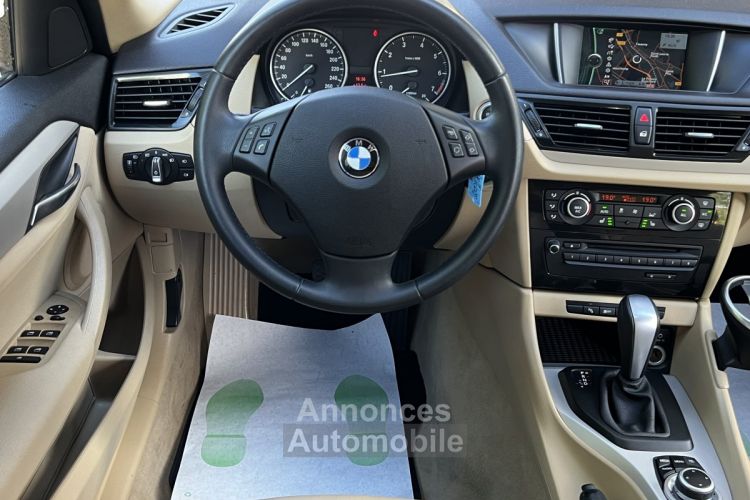 BMW X1 E84 SDRIVE 18i 2.0 150 Cv BOITE AUTO CUIR CHAUFFANT GPS BLUETOOTH CRIT AIR 1 - GARANTIE 1 AN - <small></small> 15.970 € <small>TTC</small> - #12