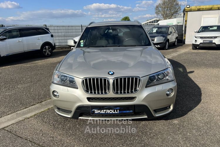 BMW X3 II (F25) 3.0d xDrive 30dA 258ch Exclusive BVA Cuir GPS Attelage Motorisé - <small></small> 16.990 € <small>TTC</small> - #3